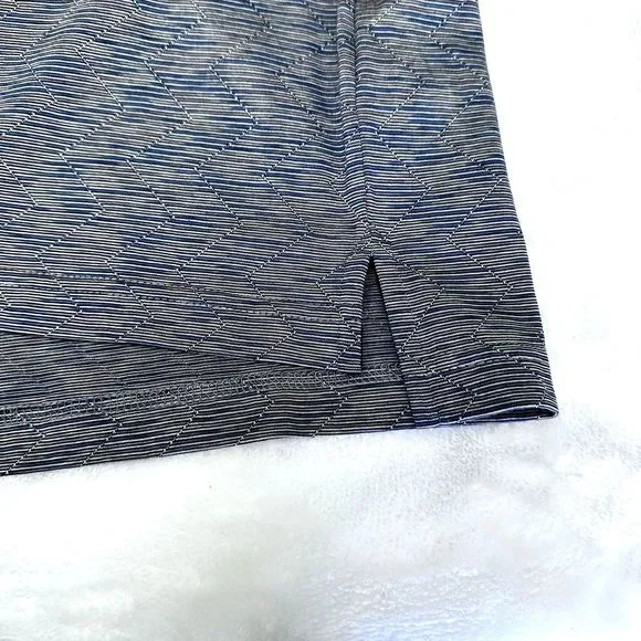 MONTECHIARO Men's Polo Shirt Navy White Zig Zag Print Cotton SZ 56/2XL ITALY - Picture 14 of 16